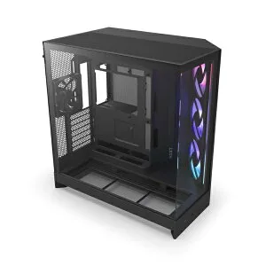 NZXT｜エヌゼットエックスティー PCケース [ATX /Micro ATX /Extended ATX /Mini-ITX] H9 FLOW RGB(2025) ブラック CM-H92FB-R1