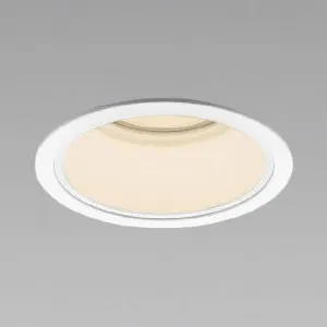 LEDベースダウンライト 深型 2500・3000lmクラス HID50・70W相当 埋込穴φ100mm 配光角45° 白色 白色コーン 電源別売 XD056511WW