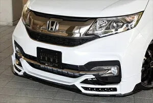 ステップワゴン スパーダ RP3/4 前期 GRACE LINE フロントハーフスポイラー LED付属 塗装済 NH788P ホワイトオーキッドパール 取付込