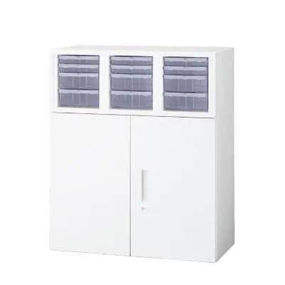 L6-105SX | L6 ストックボックス L6-105SX W4 ホワイト 幅900×奥行450×高さ1050mm プラス(PLUS)