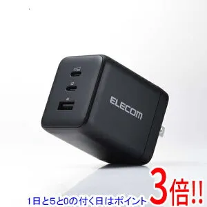 【1日と5.0のつく日、18日はポイント3倍！】ELECOM USB Power Delivery 100W AC充電器 MPA-AC104100BK ブラック