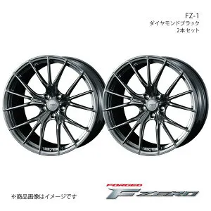 【21インチ 5H120 9.0J +25】 アルミホイール2本セット LS460/LS460L/LS600h/LS600hL 40系 F ZERO/FZ-1 ダイヤモンドブラック 0038991×2
