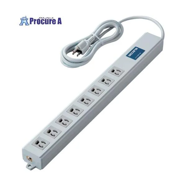 ELECOM 法人用タップ ロング型 3P8口 2m 一括スイッチ 雷ガード ノイズフィルター ■▼256-3619 T-H0620SKFR 1個