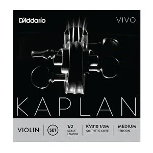 D'Addario バイオリン弦 KV310 1/2M KAPLAN VIVO セット弦 1/2スケール ミディアムテンション [ daddario ダダリオ ヴァイオリン弦 ] 【5と0のつく日はエントリー等でポイント4倍】＊