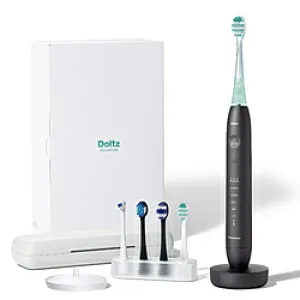 Panasonic(パナソニック) 電動歯ブラシ Doltz（ドルツ）プレミアム W音波振動ハブラシ スマート スペースブラック EW-DT88-K ［ドルツ /音波振動式 /AC100V-240V］ EWDT88K