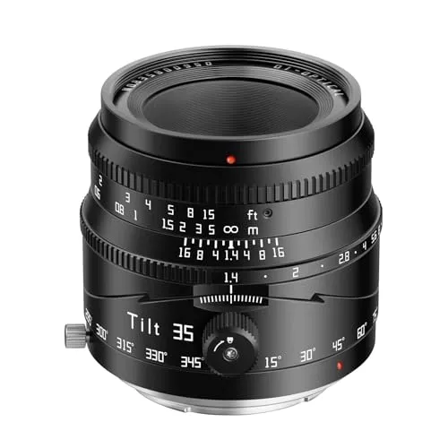 撮像レンズ、 MF チルト 35 ミリメートル f1.4 レンズ、互換性がありますSony E A6400 A6500 ZV-E10 Nikon Z50 ZF ZFC Fujifilm XF Canon RF R50 R10 M43 に対応 、撮影(Z)