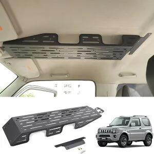 スズキ ジムニー JB23 JB33 JB43 JB64 JB74専用 フロントルーフ 収納ラック ルー フバスケット ルーフキャリア 軽量 アルミニウム合金 拡張シェルフ 耐久性のある 取り付け簡単 Jimny カスタム内装パ