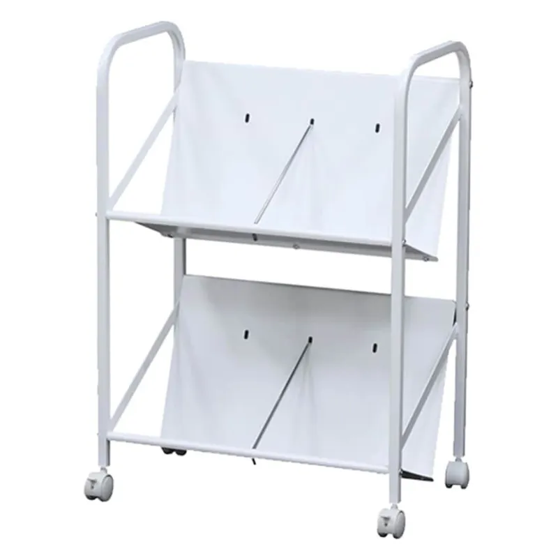 スタンダードワゴン 2段 ブックラックワゴン YS-K14 幅530×奥行350×高さ720mm