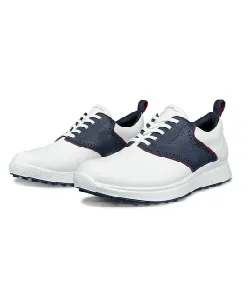 獲得ポイント270pt 【送料無料】エコー(ECCO) ゴルフシューズ スパイクレス S-CASUAL 102854-51293 【2025年モデル】 メンズ WH／MARINE 40（25．0）