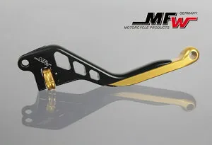 MFW エムエフダブリュー ブレーキレバー レボリューションタイプ HP4 S1000R S1000RR BMW ハンドル周辺パーツ ハンドル レバーカラー：ガンメタ×ダイヤルカラー：ゴールド