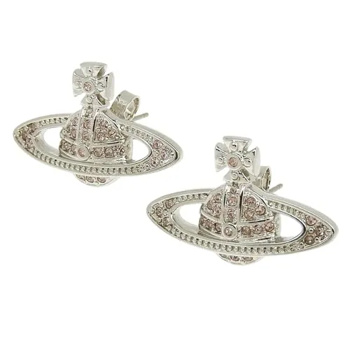 [ヴィヴィアンウエストウッド] アクセサリー レディース ピアス イヤリング プラチナム MINI BAS RELIEF EARRINGS 6202003302P656 VIVIENNE WESTWOOD [並行輸入品]