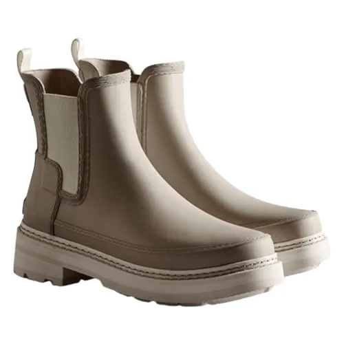 [ハンター] レディース チェルシーブーツ ステッチ ショート サイドゴア 長靴 レインブーツ 長靴 REF STITCH DETAIL CHELSEA WFS2100RMA Skkiming_Stone US6(23.0cm) [並行輸入品]