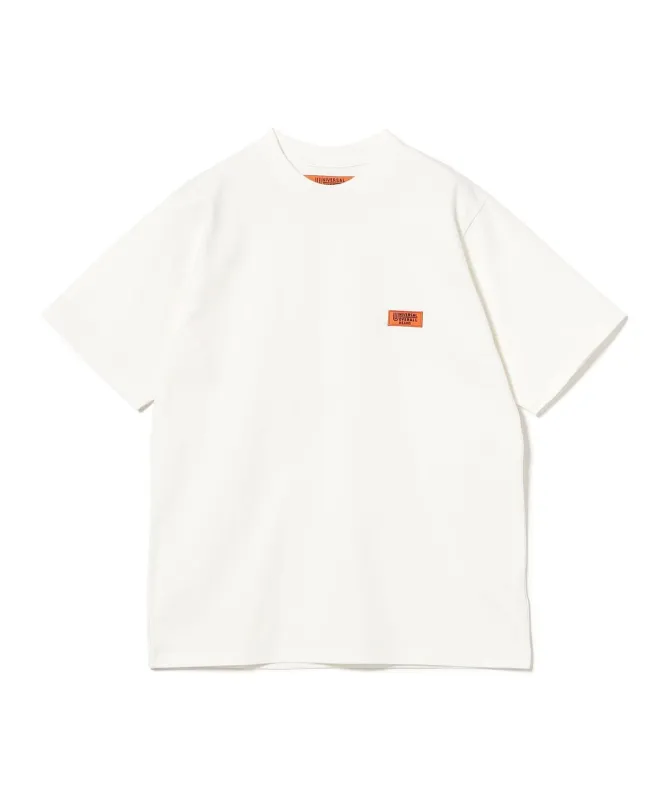 【別注】UNIVERSAL OVERALL ユニバーサルオーバーオール / ロゴTシャツ Tシャツ・カットソー MEN WHITE XL