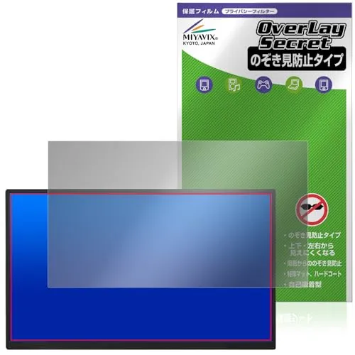 ミヤビックス Acouto Zen18 18.5インチ モバイルモニター 対応 保護 フィルム 覗き見防止 360度 プライバシー 低反射タイプ