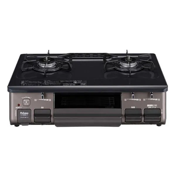 パロマ ガステーブル コンロ グレー [約60cm/都市ガス12・13A/右強火] ICS89BMR12A13A