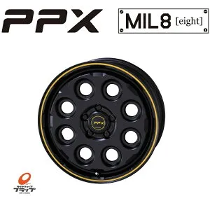 共豊コーポレーション PPX MIL:8 16x7.0J+38 5-114.3 4本 RAV4 エクストレイル デリカD5 アウトランダー CX-5