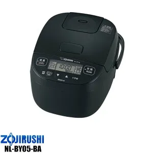 象印 マイコン炊飯ジャー 0.09～0.54L(3合)NL-BY05/NLBY05BAブラック