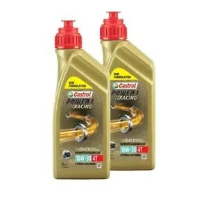 エンジンオイル 2L カストロール SAE 10W-30 パワー1 レーシング4Tシンセ ヤマハエンジン用- 2 liter engine oil Castrol SAE 10W-30 power 1 racing 4T synth for Yamaha engines- 【並行輸入品】