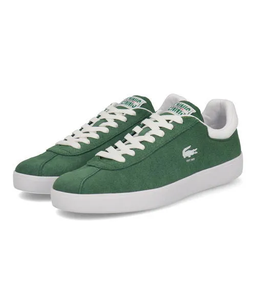 LACOSTE ラコステ BASESHOT 223 1 SMA メンズレザースニーカー(ベースショット2231SMA) 46SMA0065 2D2 ダークグリーン/ホワイト ローカット