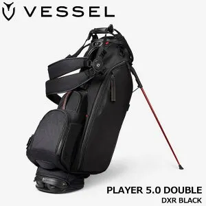 ベゼル プレイヤー5.0 スタンド キャディバッグ ダブルストラップ DXR ブラック 8.5型 約3.4Kg PLAYER 5.0 STAND DXR BLACK DOUBLE VESSEL