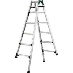 ※法人専用品※アルインコ 伸縮脚付きはしご兼用脚立(踏ざん幅60mm・各脚441mm伸縮) PRT210FX 1