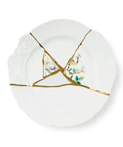 【クーポン対象】 【正規輸入品】SELETTI kintsugi プレート 27cm n'2 食器 デザイン雑貨 セレッティ