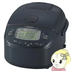 【4/25限定クーポン発行】象印 炊飯器 3合 圧力IH 極め炊き 圧力IH炊飯ジャー 3合炊き ストレートブラック NP-RU05-BZ【/srm】