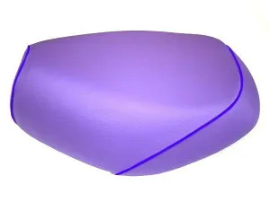 GRONDEMENT グロンドマン 国産シートカバー 被せタイプ アドレス V125 G SUZUKI スズキ シートカバー シート関連 外装 カラー：パープル/青パイピング