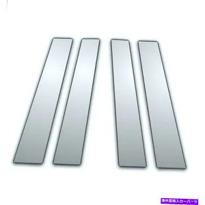 クロームカバー 08-12 Chevy Malibuの4PC Chrome Pillarサイドカバー 4Pc Chrome Pillar Side Covers for 08-12 Chevy Malibu【並行輸入品】