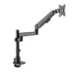 グリーンハウス 液晶ディスプレイアーム ガススプリング クランプ/グロメット式 GREENHOUSE GH-AMEP1-BK ブラック GHAMEP1BK (納期目安1-2週間)