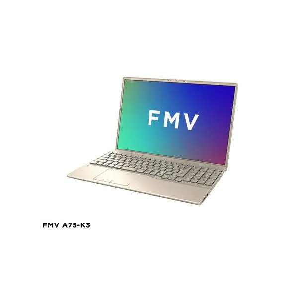 富士通 ノートPC FMV Note A FMVA75K3GA[16型 | WUXGA | Core i7 | 16GB | 256GB | Windows 11 | Office OP付 | ベージュゴールド]
