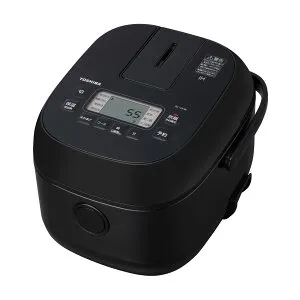東芝 IHジャー炊飯器（3合炊き） ブラック RC-5XW-K TOSHIBA 炊飯器 一人暮らし 3合 [RC5XWK]