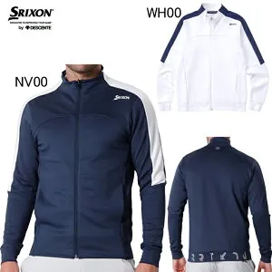 スリクソン by デサント SRIXON フルジップ ミドラー ブルゾン RGMWJL52 メンズ ゴルフウエア ジャージジャケット 秋冬モデル