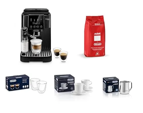 De’Longhi (デロンギ) 全自動コーヒーマシン マグニフィカスタート ECAM22062B エントリーセット