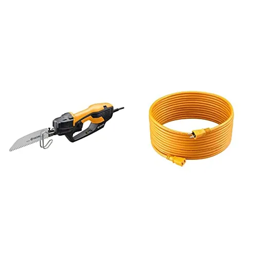 京セラ(Kyocera) 旧リョービ 電気のこぎり DIY木工に便利な万能タイプ ASK-1001 618402A ＆ 延長コード 10m 6077127 【セット買い】