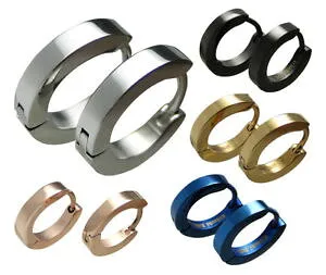 【送料無料】ピアス レディースピアス ステンレスフープスリムマットスムーズkikuchi herren damen ohrringe edelstahl creolen 2,5mm slim matt und glatt