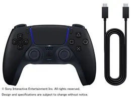 DualSense ワイヤレスコントローラー + USBケーブル for PC CFIJ-15502 [ミッドナイト ブラック]