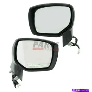 USミラー 新しい適合 New Fits 14 15 16 17 18 Subaru Forester LH & RH Side Power Mirror Manual Folding【並行輸入品】