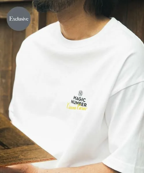 Sonny Label/サニーレーベル CINEMACARAVAN×MAGIC NUMBER×Sonny Label コラボTシャツ2 イエロー L