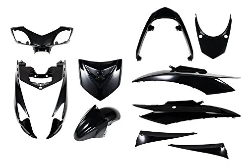 バイクパーツセンター 外装セット 10点セット ブラック 黒 外装 カウル 塗装済み 純正タイプ ヤマハ シグナスX 3型 シグナスX SE44J 3型 312201