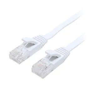 2025 12月 クリスマス スマホ pc スタンド アクセサリー 部品 マウス パット WEB LAN ルーター パソコン スマートフォン スマホ デジタル関連 | MCO CAT.6A LANケーブル フラット ホワイト 15m C6A-F15WH