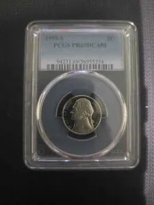 1995-S 5C PCGS PR69DCAM ジェファーソンニッケルプルーフ 認定 PCGS