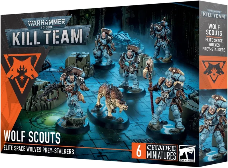 ゲームズワークショップ 新品 ミニチュアゲーム キルチーム： ウルフスカウト 「ウォーハンマー40000」 (Kill Team： Wolf Scouts) [102-11]