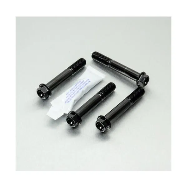PRO BOLT プロボルト Stainless Steel Front Brake Mounting Bolt Kit カラー：ブラック キャリパーボルト・マウントボルト ブレーキ