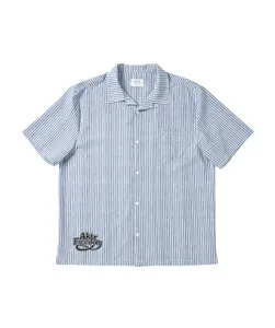 バスケットTシャツ ウェア アクター AKTR FREEDOM STRIPE SHIRTS BLUE 【MEN'S】