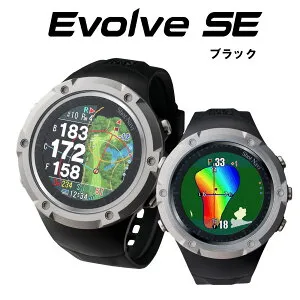 ショットナビ Shot Navi Evolve SE BLACK ショットナビ エヴォルヴ SE ブラック GPS ゴルフ ナビ ウォッチ腕時計型 みちびきL1S対応 国内メーカー 国産 正規品 1年保証 ショットナビオーナーズクラブ