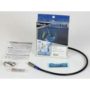SWAGE-LINE リアホースキット ホースエンド ステンレス ホースカラー ブラック STRB660 メーカー在庫あり スウェッジライン ブレーキホース・ケーブル類 ZEPHYR400/ZEPHYRX
