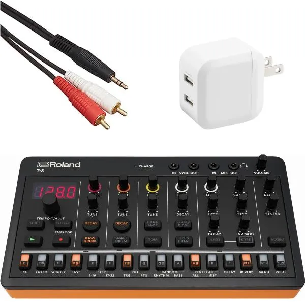 Roland ローランド / AIRA Compact T-8 BEAT MACHINE [USB電源アダプター ＆ ステレオミニ-RCAケーブル(1.5m)セット！](YRK)