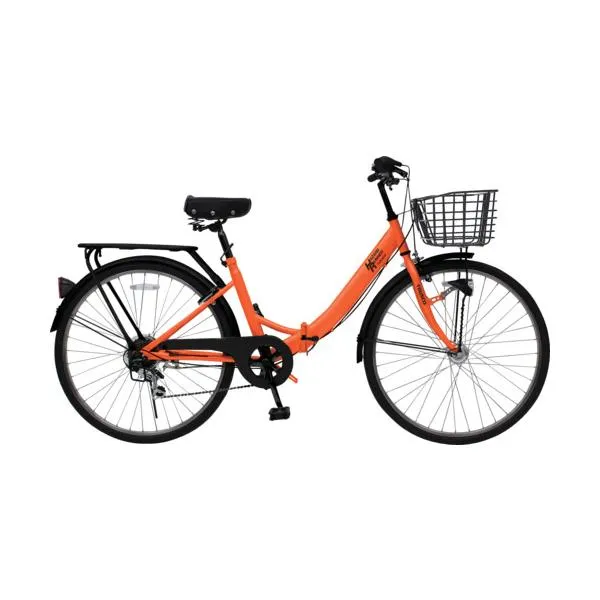 トラスコ中山 【別途送料】TRUSCO 災害時用ノーパンク自転車 ハザードランナー シティタイプ 26 THRC-5526 [1-628-5133]