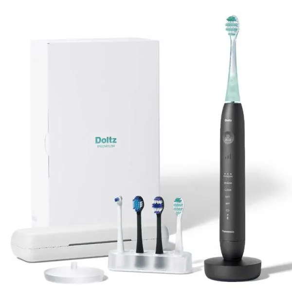 パナソニック Panasonic 電動歯ブラシ Doltz ドルツ [ 音波振動式 / AC100V-240V ] スペースブラック EW-DT88-K
